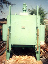 image of Twin Door Horizontal Muffle Furnace